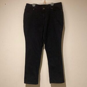 L.L. bean women’s 14 favorite fit navy blue 5 pocket jeans